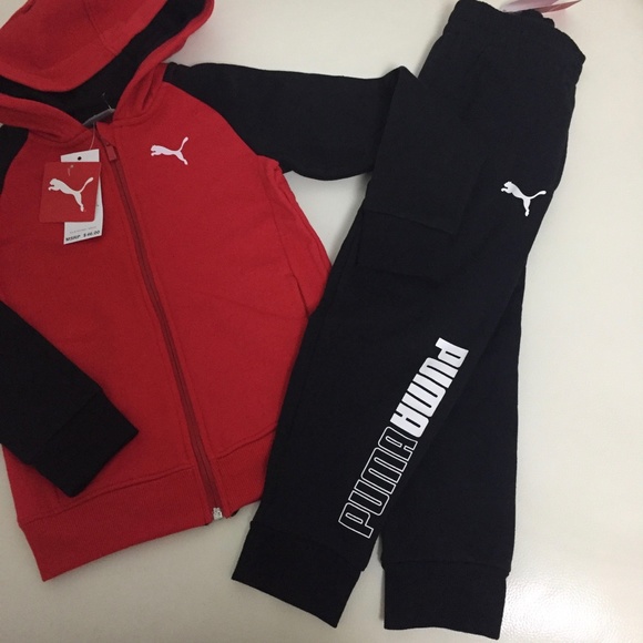 Puma Boy Pants Active Jacket Set - Picture 4 of 7